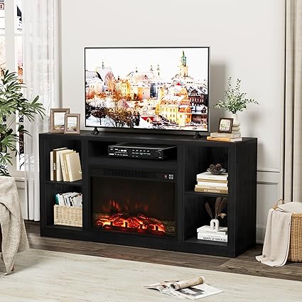 TV Stand with Fireplace